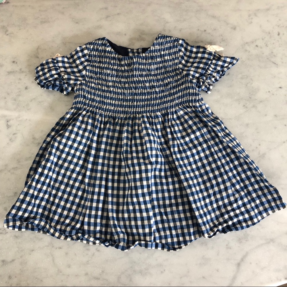 Zara Baby Gingham Dress 💙